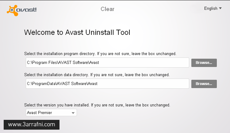 Avast Uninstall Tool