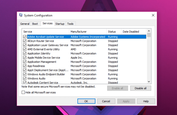 شرح أداة MSCONFIG في نظام ويندوز 4