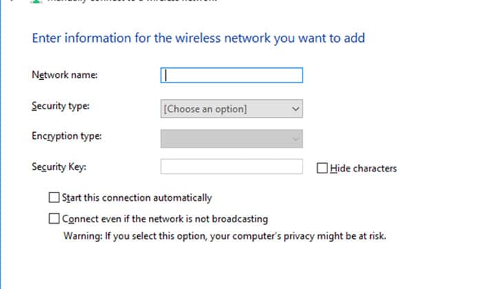 كيفية حل مشكلة Can't Connect To This Network في ويندوز Windows 10 5