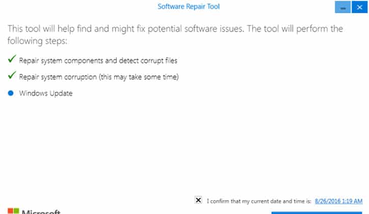 تعرف على أداة Software Repair Tool لحل مشاكل ويندوز 10 6