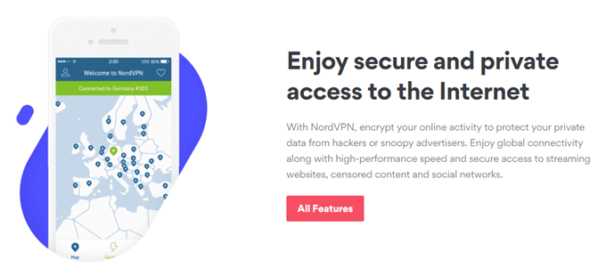 أفضل 5 تطبيقات vpn للهواتف nordvpn