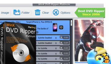 تحميل النسخة المجانية لبرنامج WinX DVD Ripper لنسخ أقراص DVD و تحويلها إلى صيغ مختلفة كثيرة 9