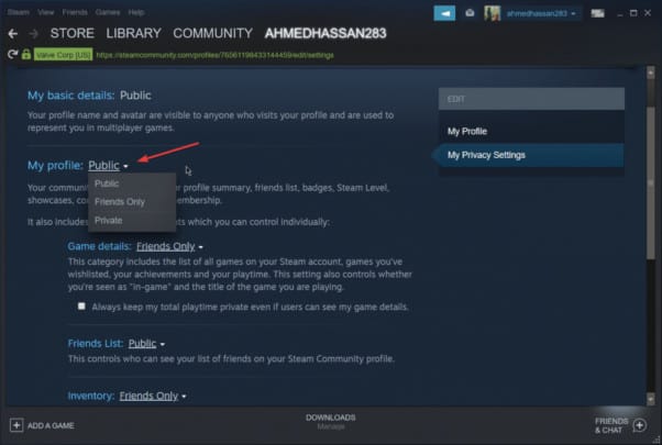 برنامج Steam