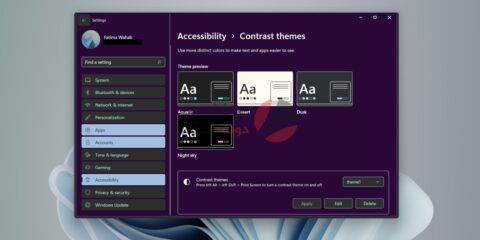 الثيمات في Windows 11