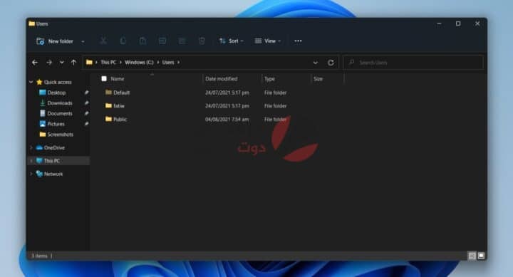 Windows 11 : كيفية إظهار الملفات المخفية 1