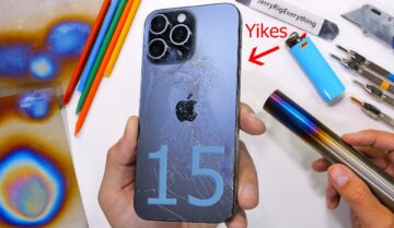 iPhone 15 يجتاز اختبار الانحناء الذي تعرض له آيفون 15 برو ماكس وتحطم 2