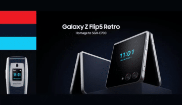 هذه النسخة الجديدة من Galaxy Z Flip 5 Retro تتيح لك قلب هاتفك بأسلوب قديم