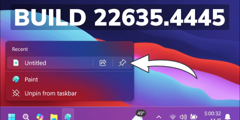 New Windows 11 Build 22635.4445